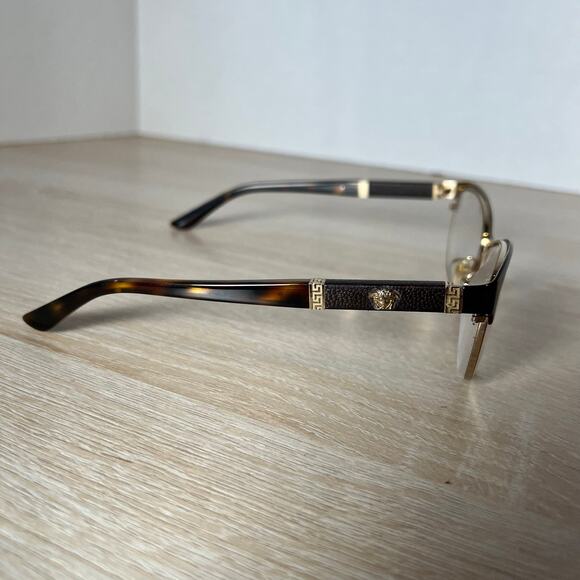 Versace Mod 1233Q Eyeglasses Tortoise Shell Cat Eye Frames 53-17-140 - Picture 8 of 8